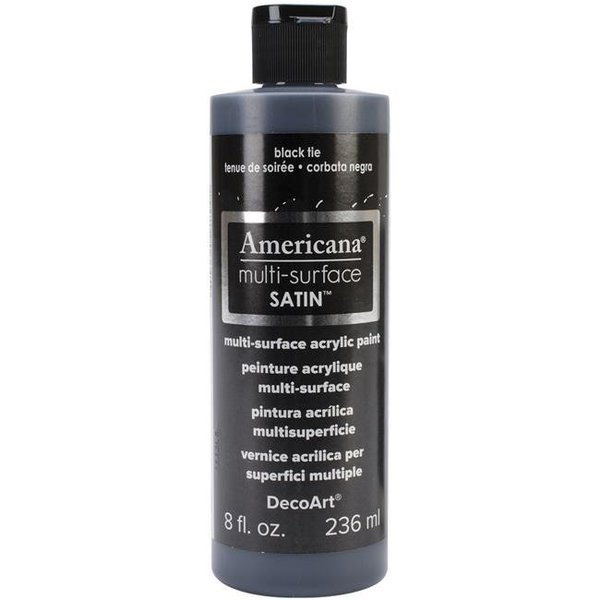 Deco Art Deco Art DA5-9-39 Black Tie Surface Satin Acrylic Americana; Multi Color - 8 oz DA5-9-39